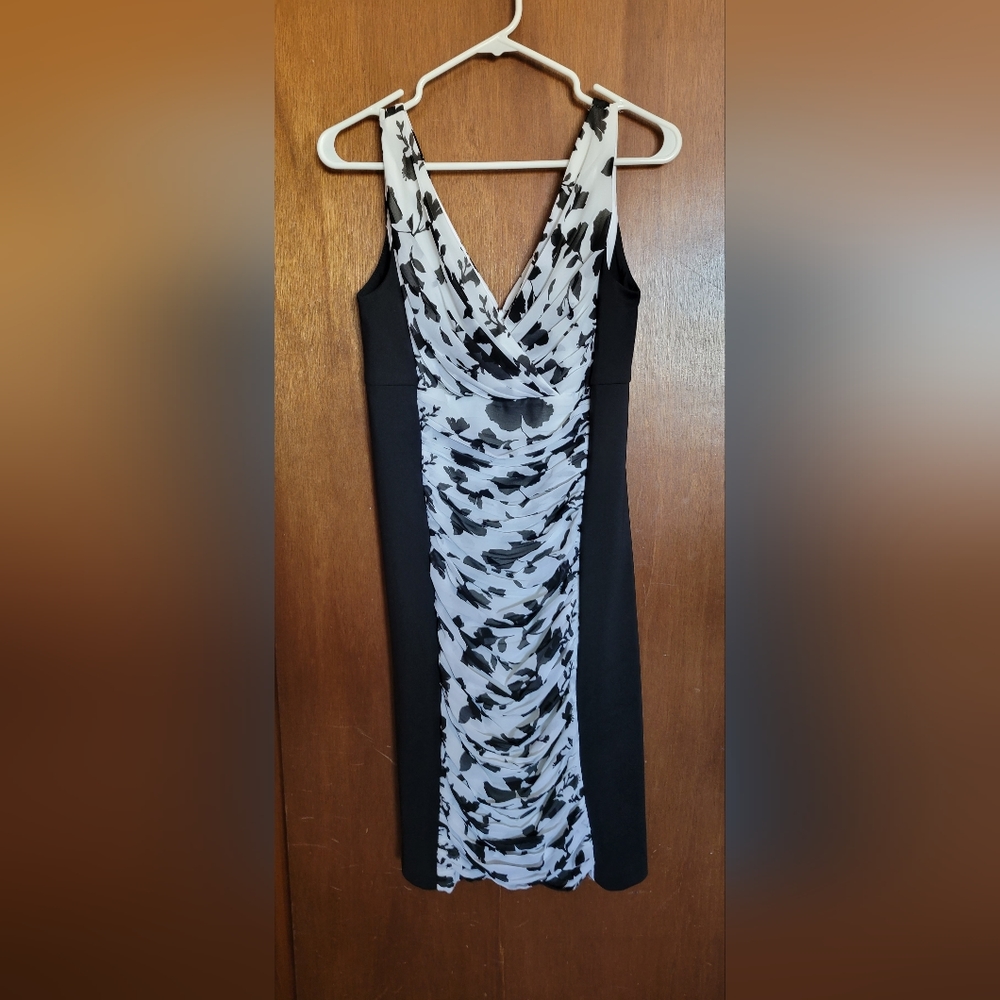 WHBM Ruched Slimming Dress